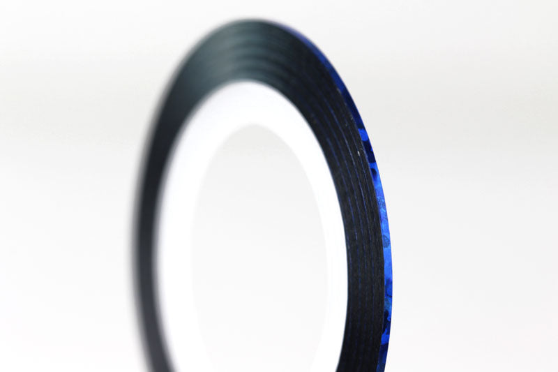 Blu Elettrico Olografico - Striping Tape Nail Art - Striscia Nastro Adesivo Colorato -
