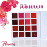 Flowers - Solid Cream Gel Palette