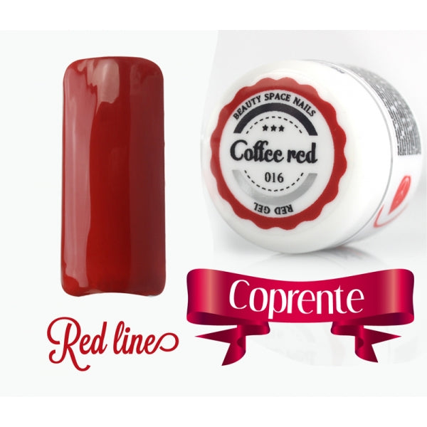 Gel UV Colorato - Red Line - 016- Coffee Red - 5ml