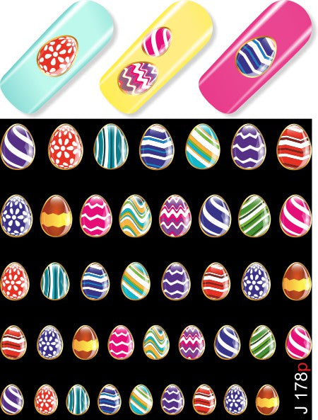 Stickers Adesivi Nail art Water decals  Easter decoration