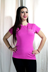 Maglietta T-shirt Regular Comfort Donna Fuxia