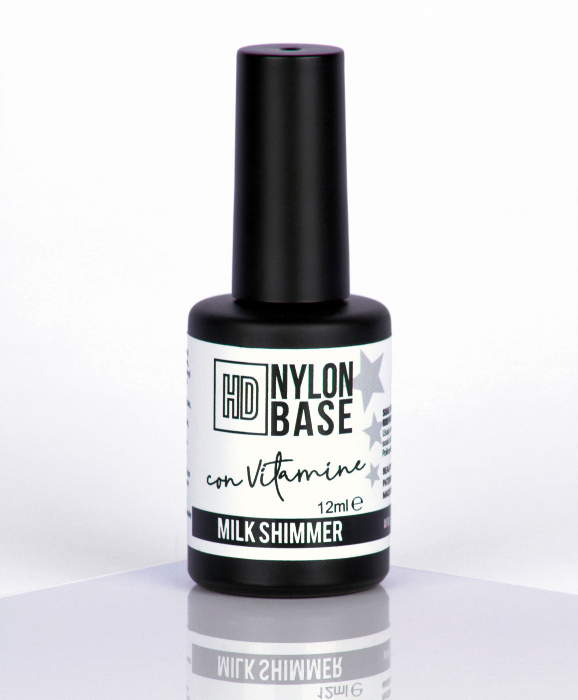 Milk Shimmer - Hd Nylon Soak Off Base Builder con Vitamina E e Calcio 12ml