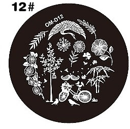 N° 12 - Set Stamping con disco in  ACRILICO 12