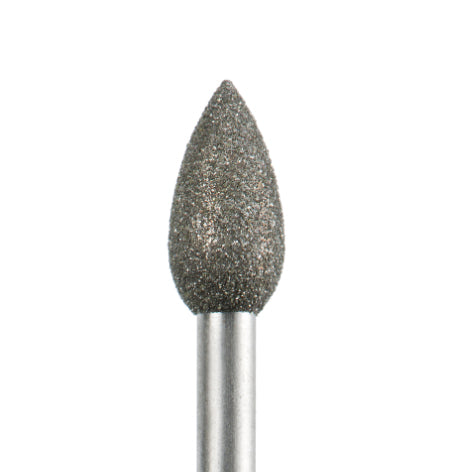PF-016 - Punta per fresa Diamantata galvanizzata - Grana media - Flame - Ø 4,5 mm **PF-016**