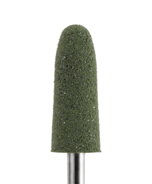 PF-033 - Punta per fresa in silicone levigante verde - grana grossa - Ø 6 mm **PF-033**