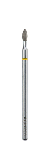 PF-064 - Punta per fresa Diamantata galvanizzata - Grana extrafine-fine - Flame  - Ø 2.3 mm **PF-064**
