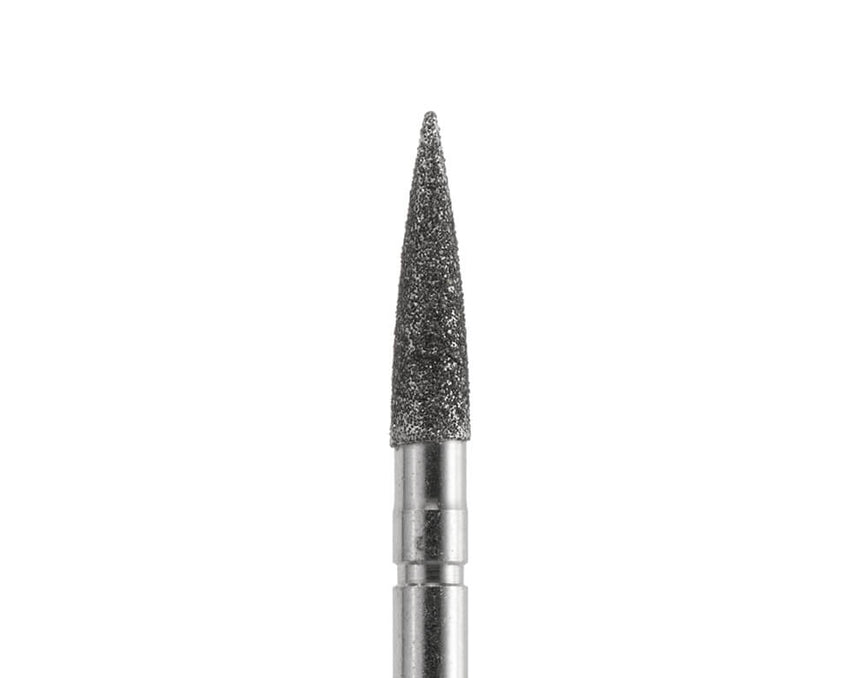 PF-065 - Punta per fresa Diamantata galvanizzata - Grana media - forma cono appuntito - Ø 2.5 mm **PF-065**
