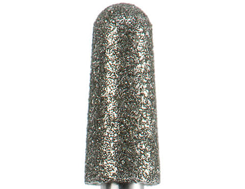 PF-070 - Punta per fresa Diamantata galvanizzata - Cono arrotondato - Grana media - Ø 4 millimetri