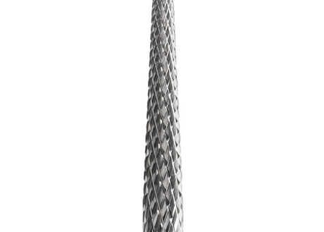 PF-071 - Punta in metallo duro di Tungsteno - Fiammifero a dentatura trasversale - Grana Fine - Ø 4 millimetri