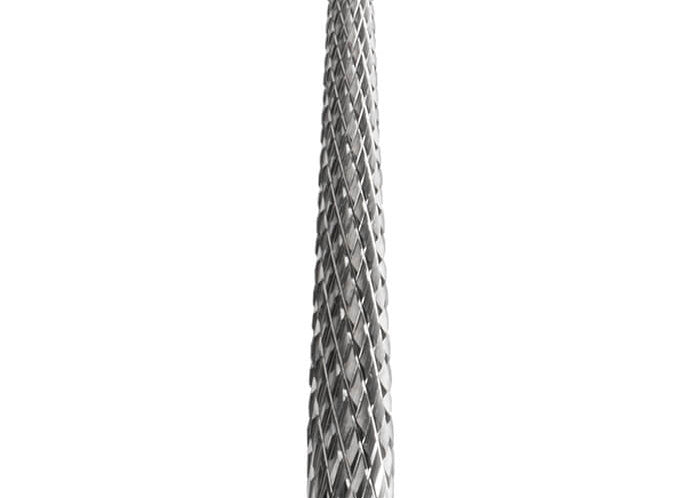 PF-071 - Punta in metallo duro di Tungsteno - Fiammifero a dentatura trasversale - Grana Fine - Ø 4 millimetri