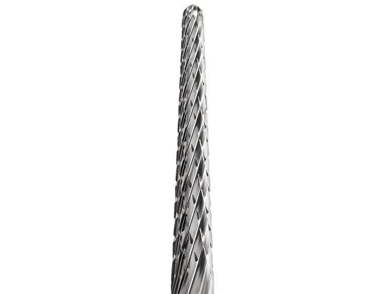 PF-074 - Punta in metallo duro di Tungsteno - Fiammifero a dentatura trasversale - Grana Media - Ø 2,3 millimetri