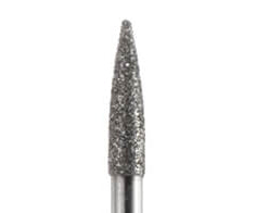 PF-078 - Punta per fresa Diamantata galvanizzata - Ago corto - Grana fine - Ø 1 millimetro