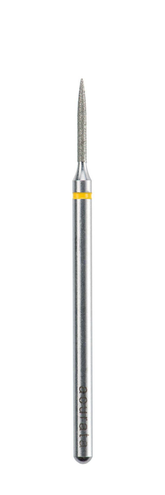 PF-079 - Punta per fresa Diamantata galvanizzata - Ago Lungo - Grana extra-fine - Ø 1 millimetro