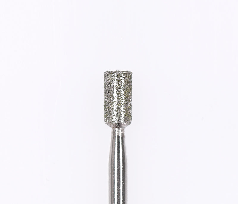 PF-096- Punta per fresa Diamantata galvanizzata - Grana media - forma barrell cilindro corto - Ø 3.2 mm **PF-096**
