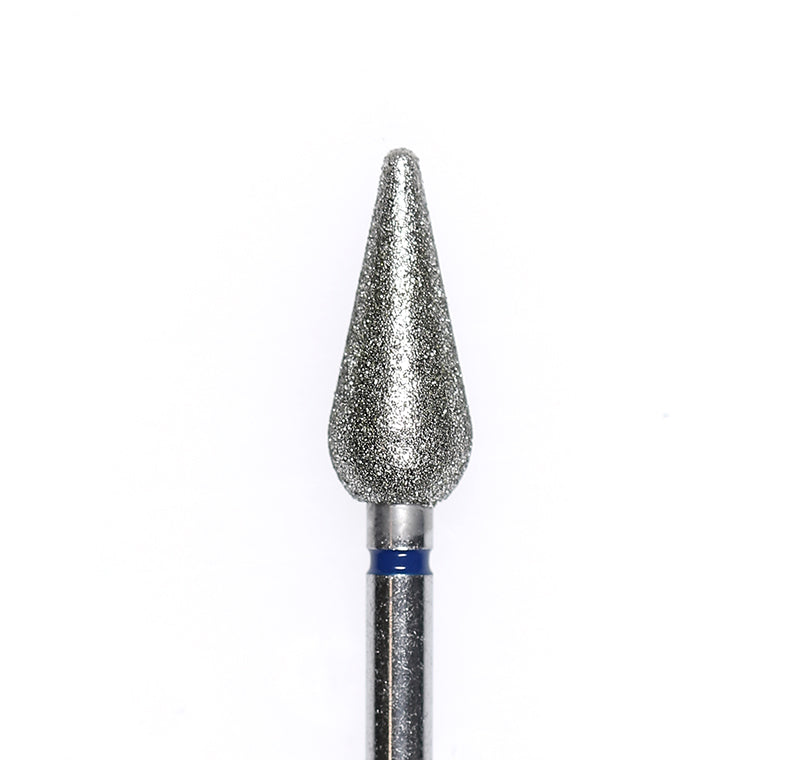 PF-101 - Punta per fresa Diamantata galvanizzata - Grana media - forma cono rotonda - Ø 5 mm **PF-101**