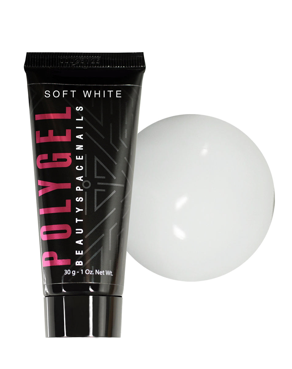 Polygel SOFT WHITE - Nuova Formula più densa e compatta - 30g