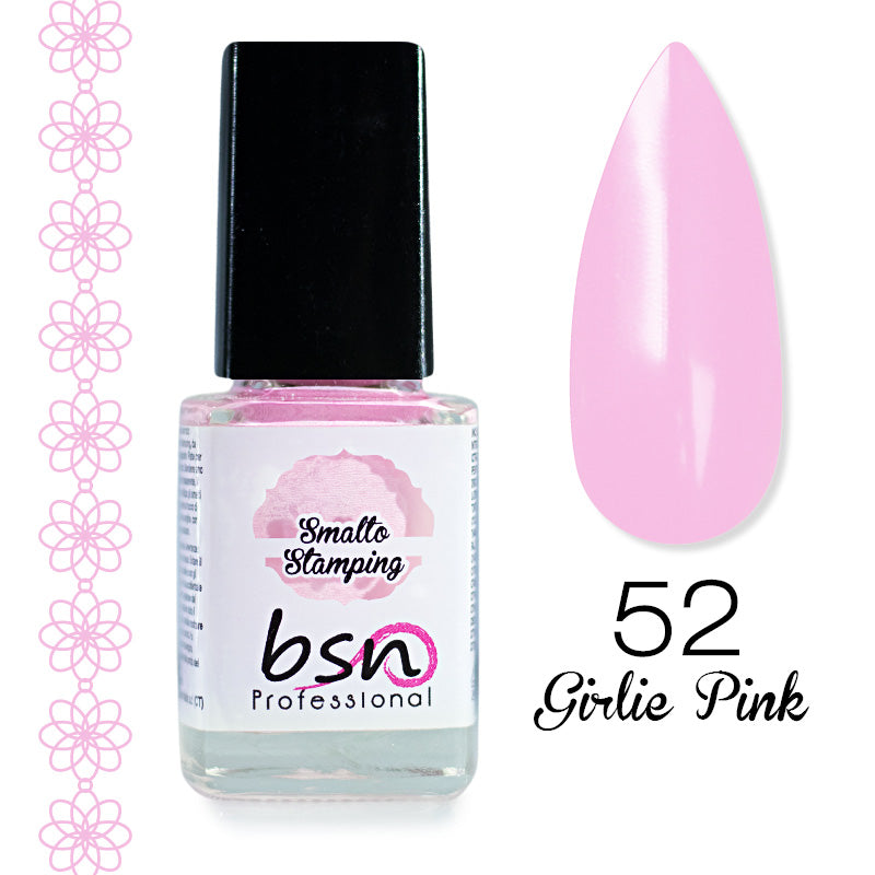 Smalti Colorati per Stamping Pigmentati -  52 Girlie Pink