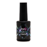 Sparkle Finish Top Coat con paillettes glitter, senza dispersione