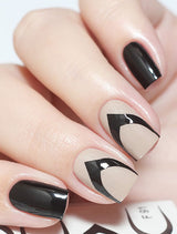 Water decals decoro nero