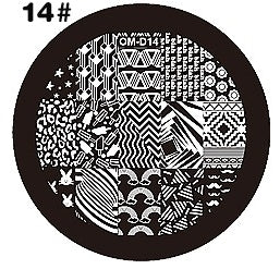 N° 16 - Set Stamping con disco in  ACRILICO 16