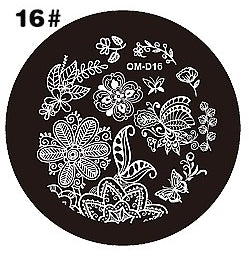 N° 18 - Set Stamping con disco in  ACRILICO 18