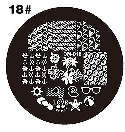 N° 20 - Set Stamping con disco in  ACRILICO 20