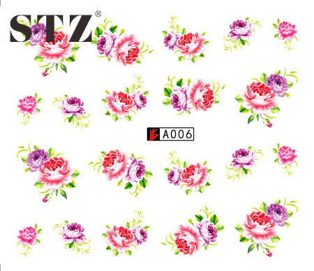 Water decals traferibili stickers tattoo ad acqua adesivi decalcabili STZ-A006