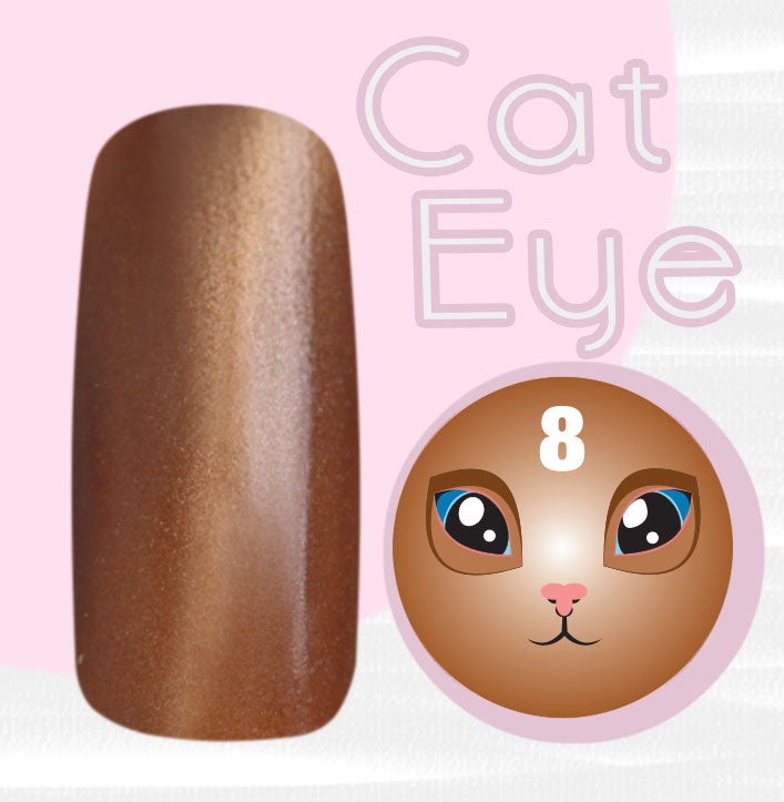 Cat Eye Gel color Uv Magnetici - # 8