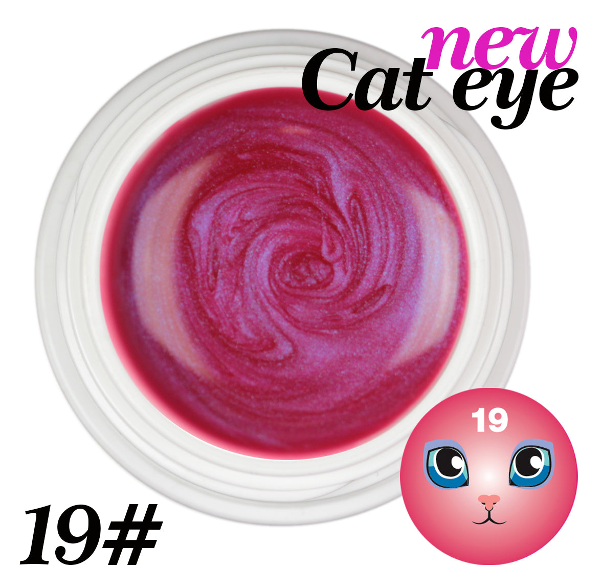 Cat Eye Gel color Uv Magnetici - #19