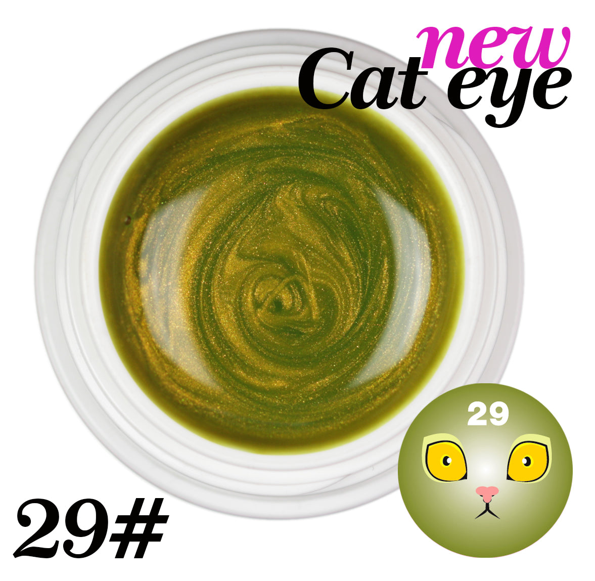 Cat Eye Gel color Uv Magnetici - #29