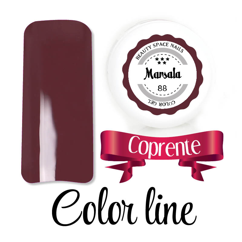 88 - Marsala - Coprente - Gel UV Colorato - Color line - 5ml