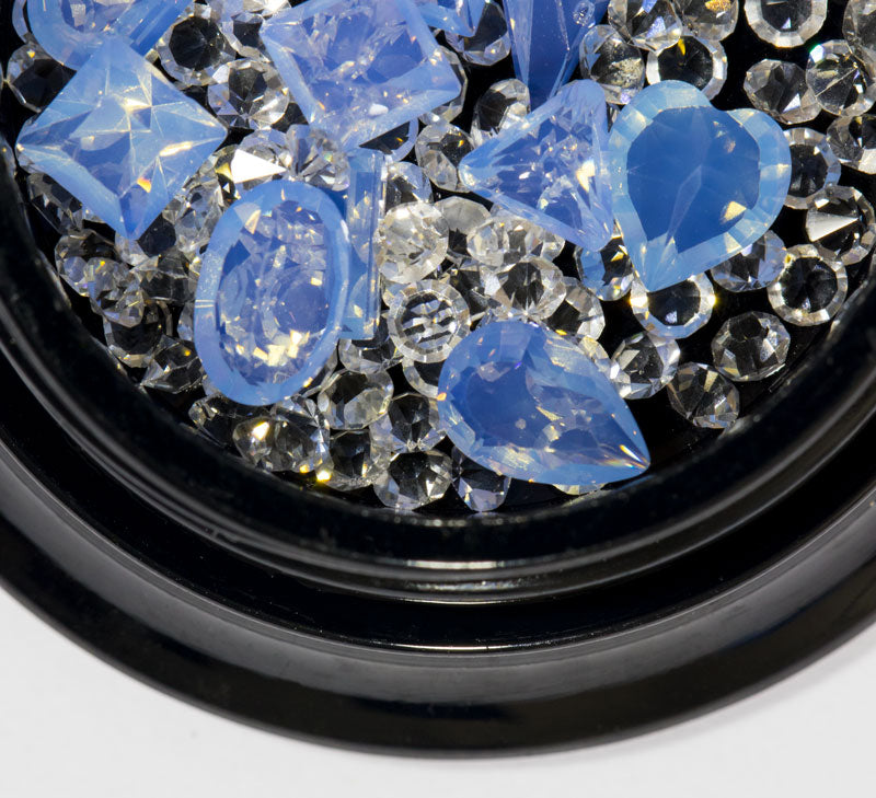 collezione jewelry Crystal Decorazioni cristallo blu 002