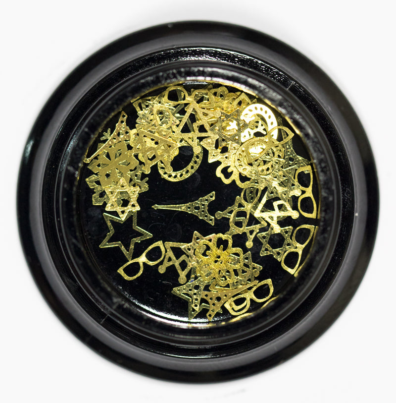 Barattolino Decorazione Forme - metallic steampunk 008