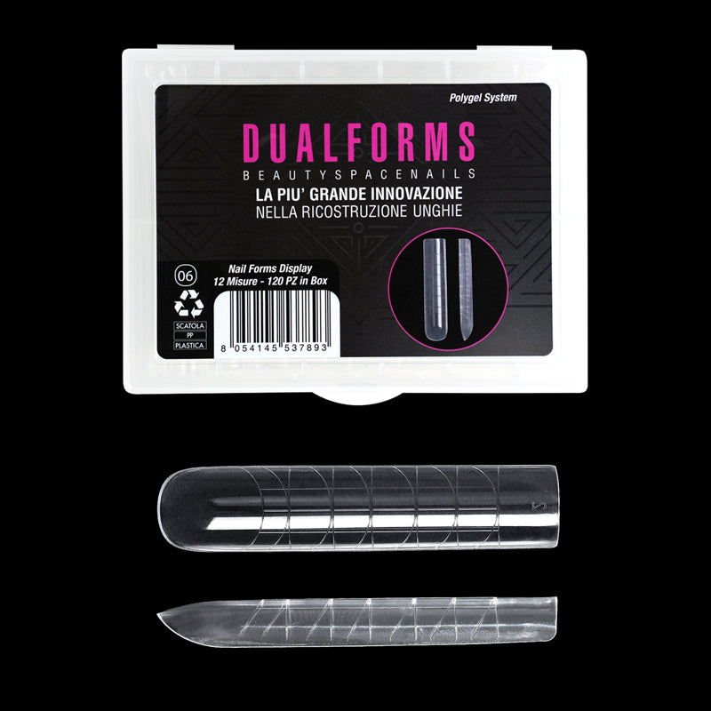 Dual System Forms Dualforms 06- Dual system forms in Box - Formine trasparenti 120 pezzi ...