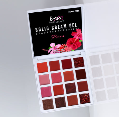 Flowers - Solid Cream Gel Palette