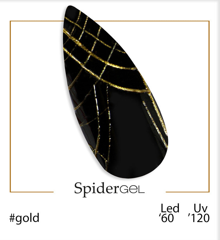 Spider Gel GOLD 5 ml - Gel color modellabile UV/LED