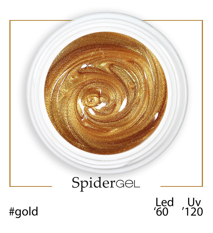 Spider Gel GOLD 5 ml - Gel color modellabile UV/LED