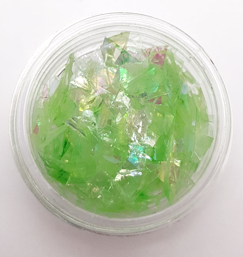 Paillettes-Ice Mylar-verde