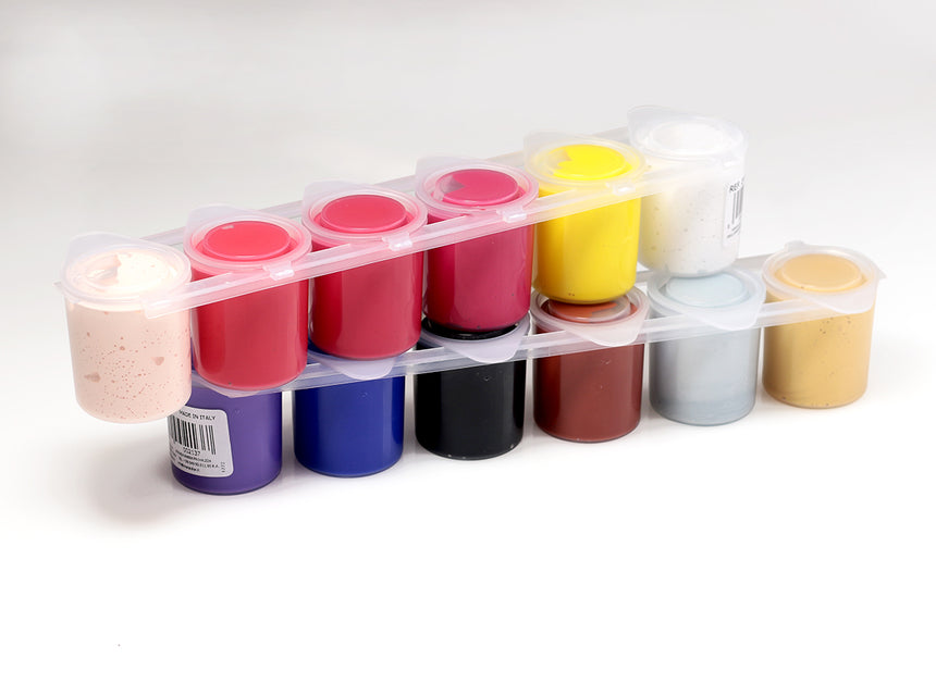 2 Confezioni di colori acrilici - 12 colorazioni Start kit Nail art [ A1+A2]