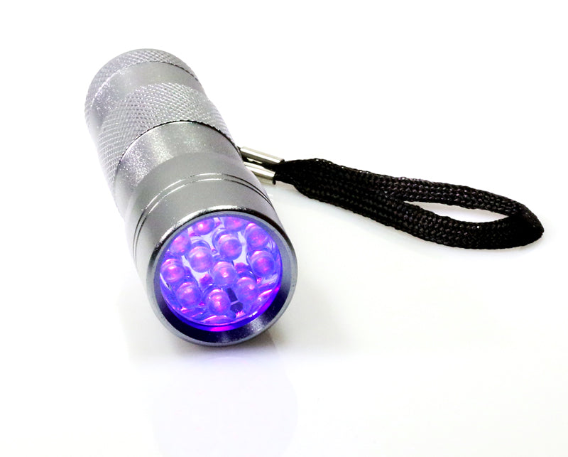 Mini Torcia 12 LED con gommino per stamping