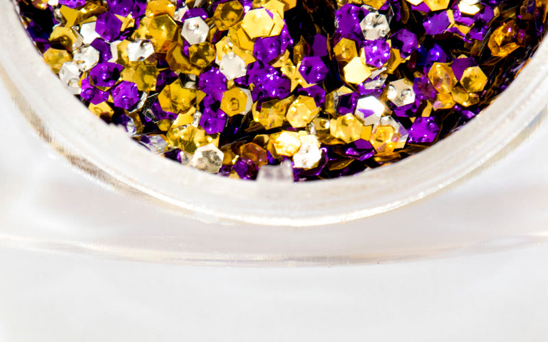 MICRO PAILLETTES GOLD VIOLA  010