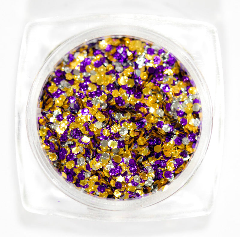 MICRO PAILLETTES GOLD VIOLA  010