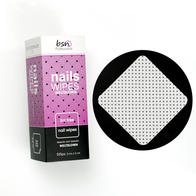 Nail Wipes - MELTBLOWN - Lint Free 325pz in box - PADS-325-FT – Beauty  Space Nails