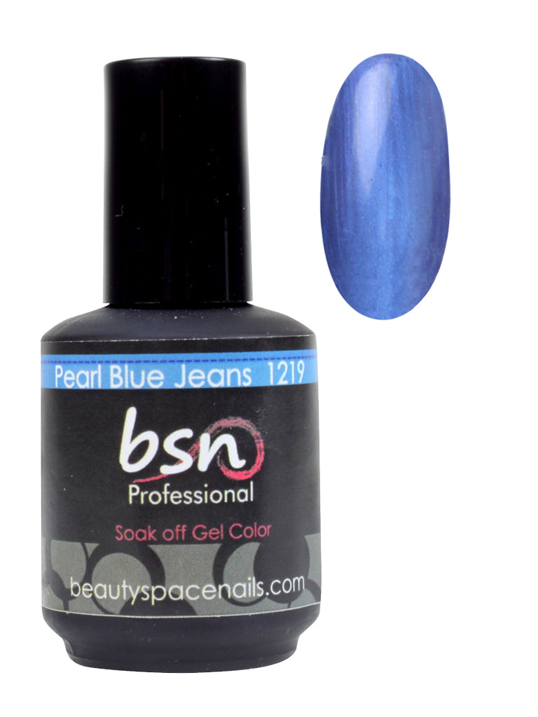 Pearl Blue Jeans 1219 - Gel UV Semipermanente Soak Off