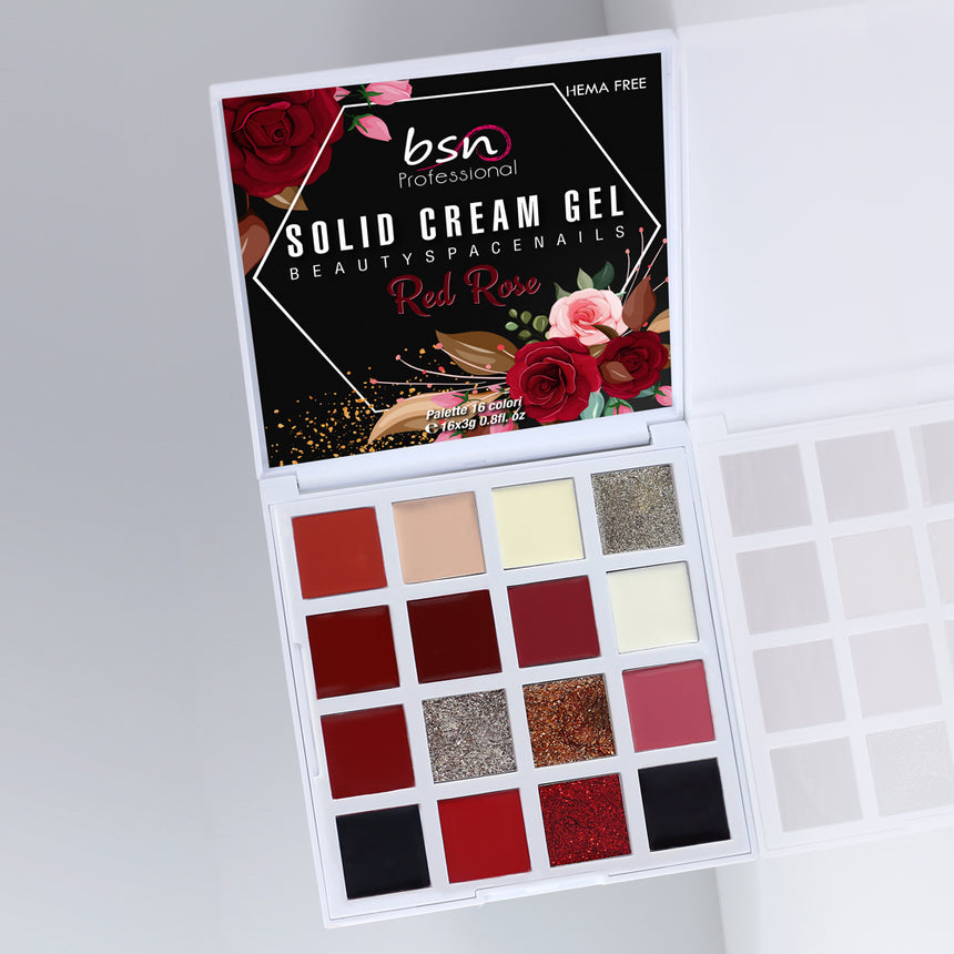 Red Rose  - Solid Cream Gel Palette
