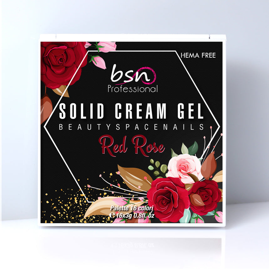 Red Rose  - Solid Cream Gel Palette
