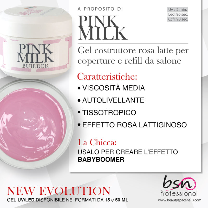 PINK MILK BUILDER - "New Evolution" - 15 ml