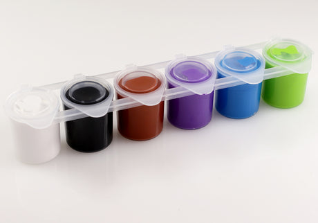 KIT 2 - 6 Colori Acrilici 150ml -  Kit micropittura e nail art