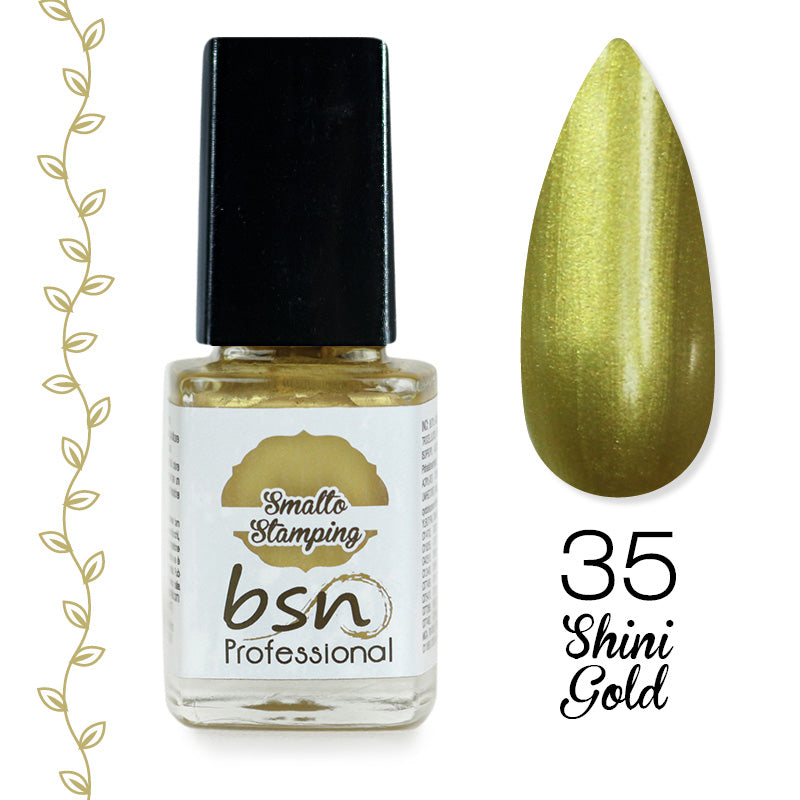 Smalti Colorati per Stamping Pigmentati - 35 Oro Shiny Gold