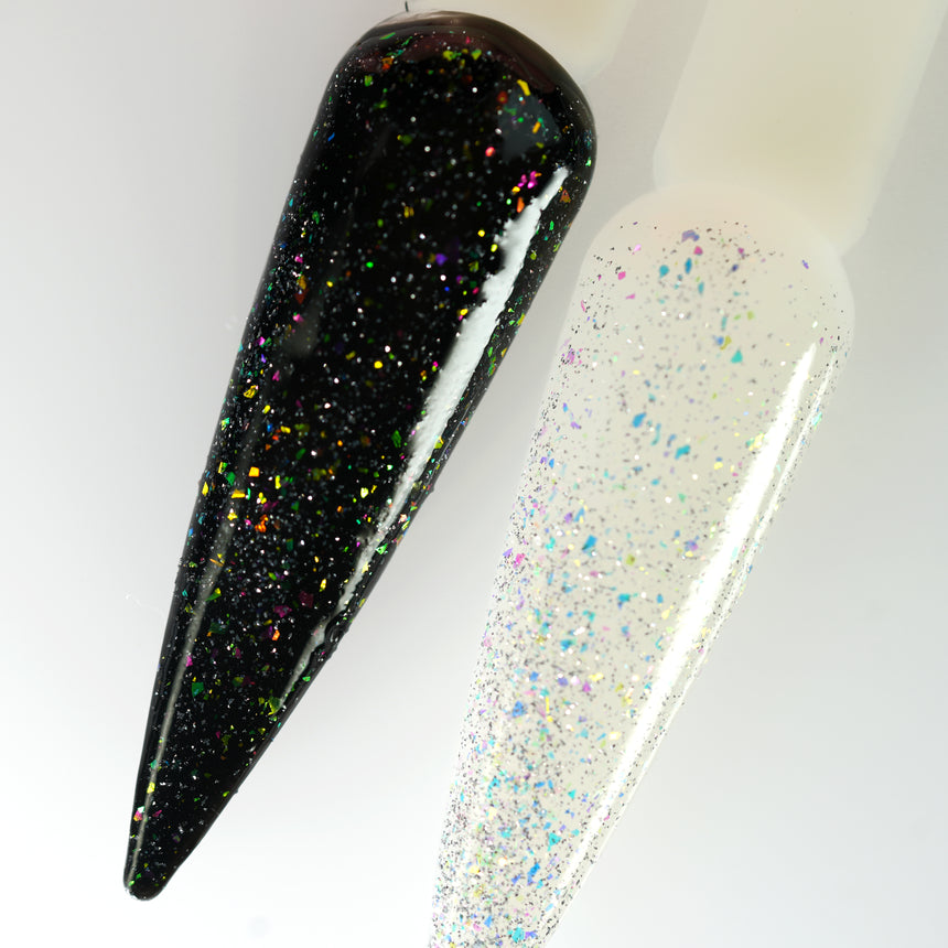 Sparkle Finish Top Coat con paillettes glitter, senza dispersione - TSF-012  – Beauty Space Nails